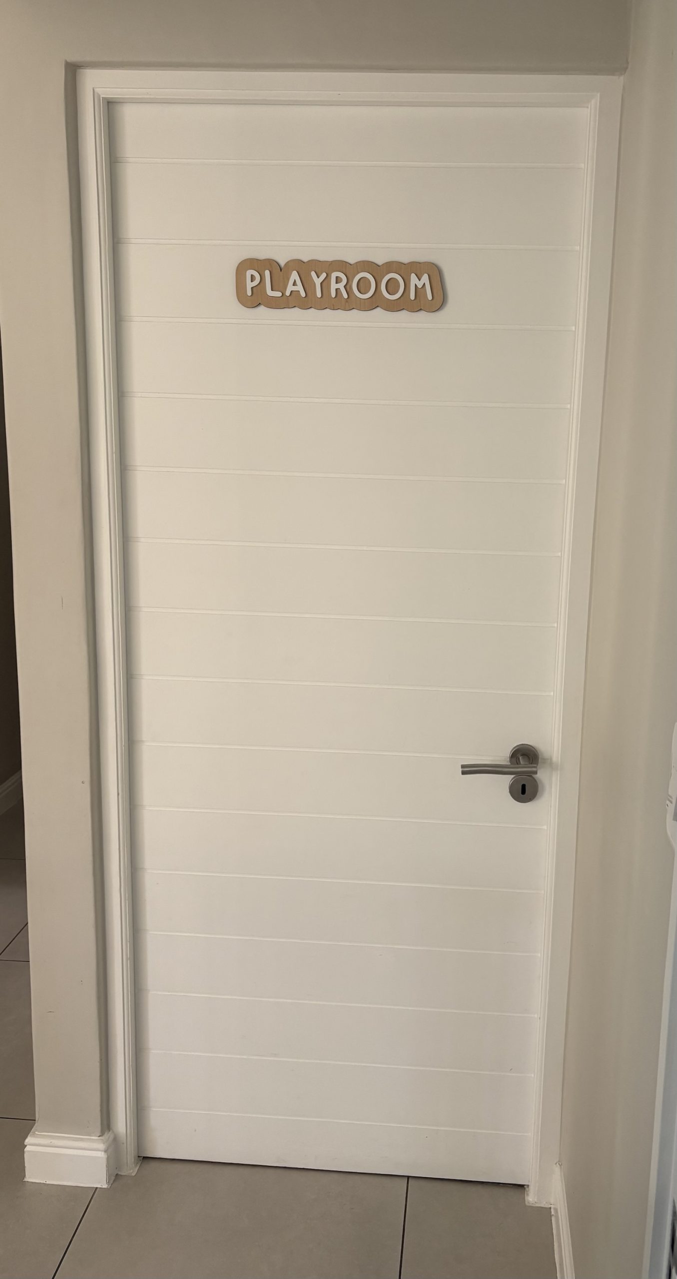 PLAYROOM sign
